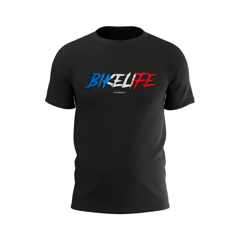 T-Shirt Personnalisé BIKELIFE Noir