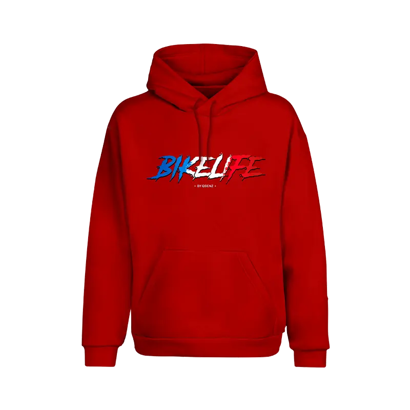 Sweat Personnalisé BIKELIFE Rouge