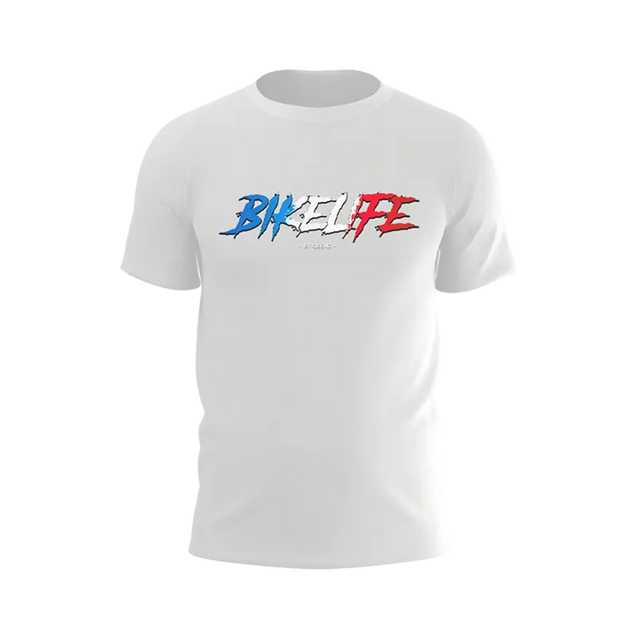 T-Shirt Personnalisé BIKELIFE Blanc