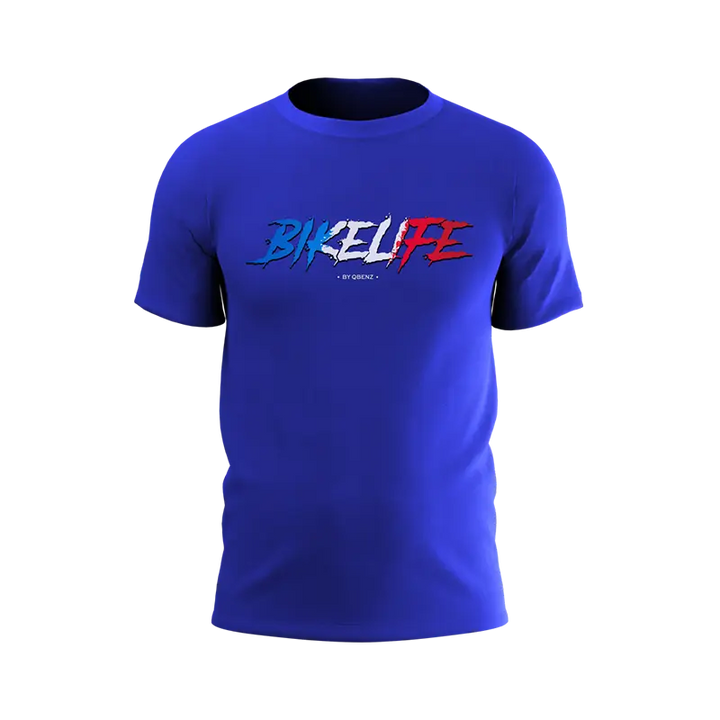 T-Shirt Personnalisé BIKELIFE Bleu