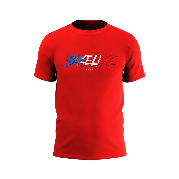 T-Shirt Personnalisé BIKELIFE Rouge