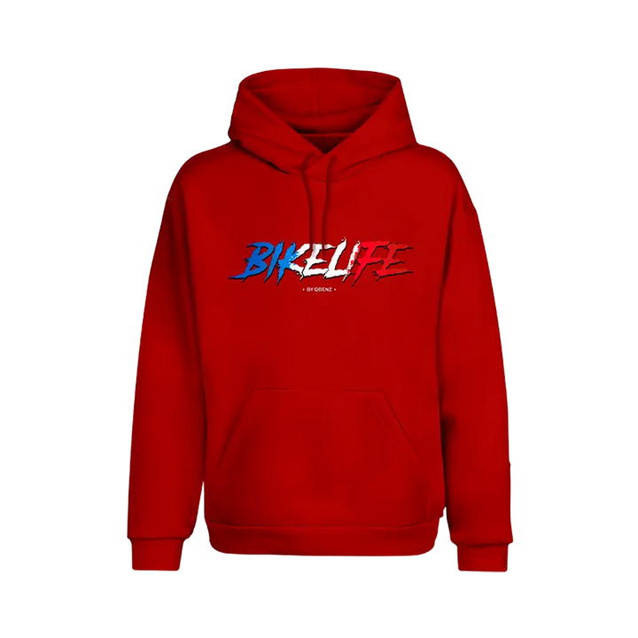 Sweat Personnalisé BIKELIFE Rouge